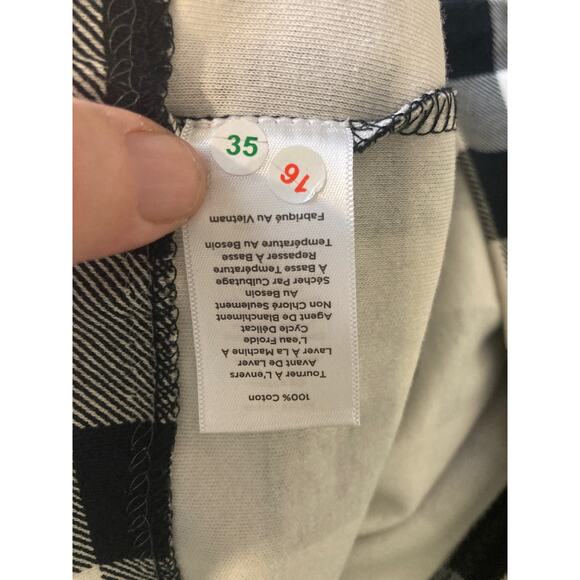 NWT Talbots Buffalo Check Mock Turtle Dress Size P(Petite) (2) - Picture 10 of 14